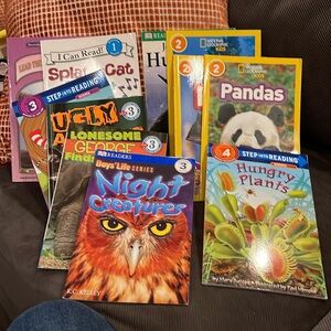 Readi g levels 1-4 collection. 11 books in all. All perfect condition.